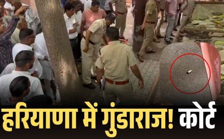 हरियाणा में गुंडाराज! कोर्ट में दनादन चली गोलियां