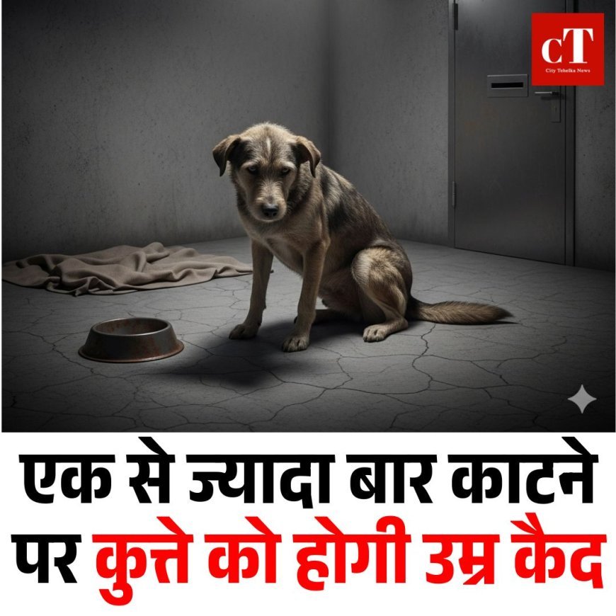 एक से ज्यादा बार काटने पर कुत्ते को होगी उम्र कैद