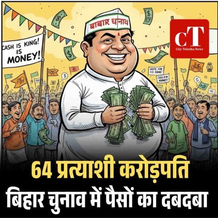 बिहार चुनाव में पैसों का दबदबा, 64 प्रत्याशी करोड़पति