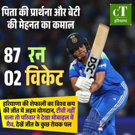 शेफाली का विश्व कप की जीत में अहम योगदान, टीवी नहीं चला तो परिवार ने देखा मोबाइल में मैच, देखें कैसे मनाया जश्‍न