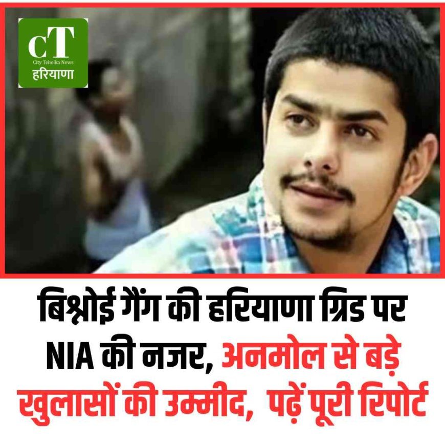 बिश्नोई गैंग की हरियाणा ग्रिड पर NIA की नजर, अनमोल से बड़े खुलासों की उम्मीद