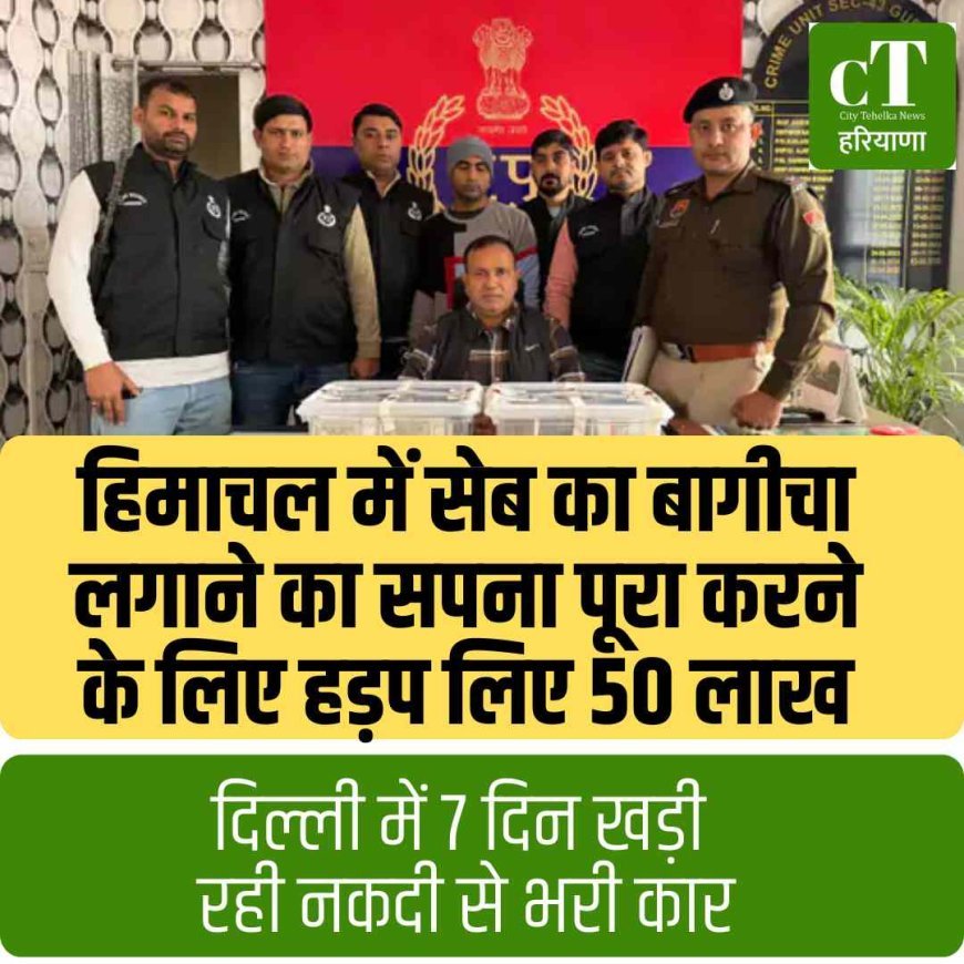 हिमाचल में सेब का बागीचा लगाने का सपना पूरा करने के लिए हड़प लिए पचास लाख, दिल्ली में 7 दिन खड़ी रही नकदी से भरी कार