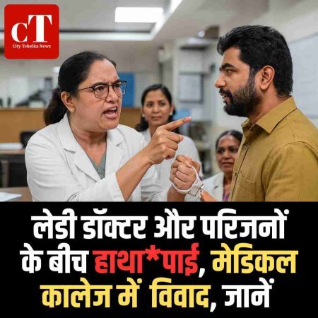 लेडी डॉक्टर और परिजनों के बीच मारकुटाई, मेडिकल कालेज में  विवाद, जानें