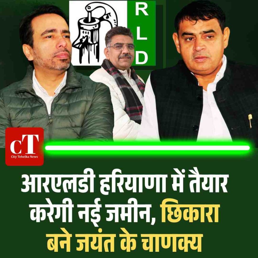 आरएलडी हरियाणा में तैयार करेगी नई जमीन, छिकारा बने जयंत के चाणक्य