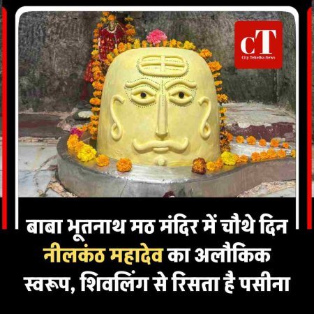 बाबा भूतनाथ मठ में नीलकंठ महादेव का अलौकिक स्वरूप प्रकट