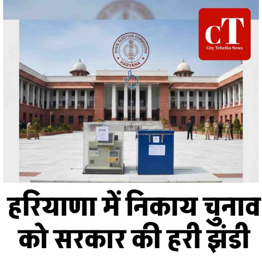 हरियाणा में निकाय चुनाव को सरकार की हरी झंडी