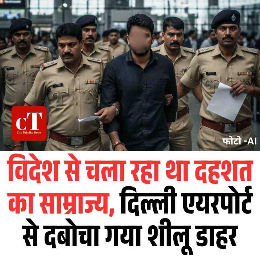 विदेश से चला रहा था दहशत का साम्राज्य, दिल्ली एयरपोर्ट से दबोचा गया शीलू डाहर