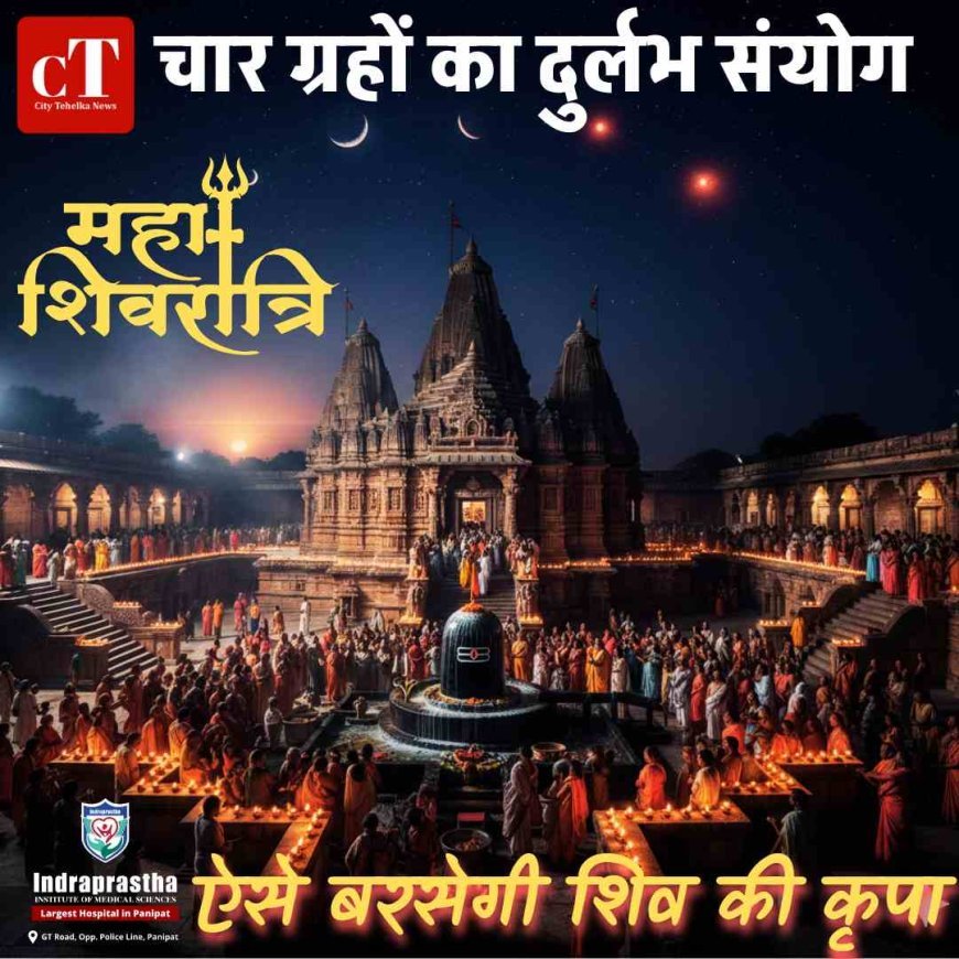 महाशिवरात्रि 2026 पर चार ग्रहों का दुर्लभ संयोग, 15 फरवरी को विशेष पूजा मुहूर्त में करें शिव आराधना