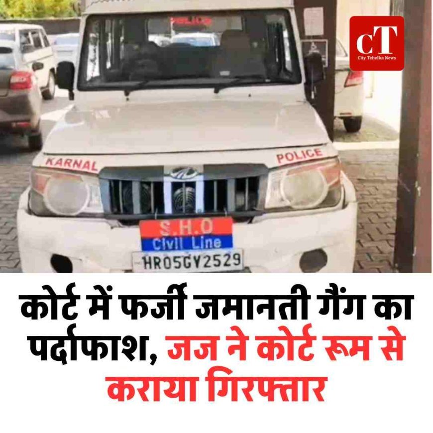 कोर्ट में फर्जी जमानती गैंग का पर्दाफाश, जज ने कोर्ट रूम से कराया गिरफ्तार