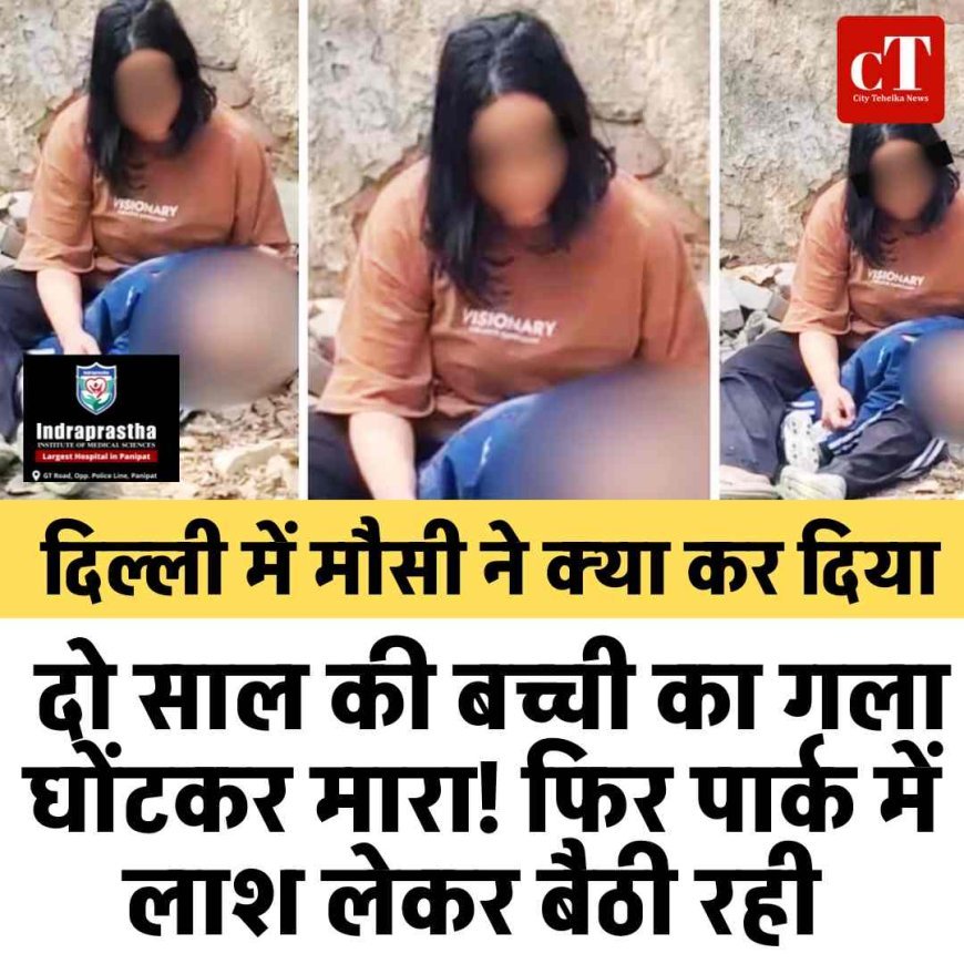 मुखर्जी नगर पार्क में मासूम की हत्या, मौसी गिरफ्तार