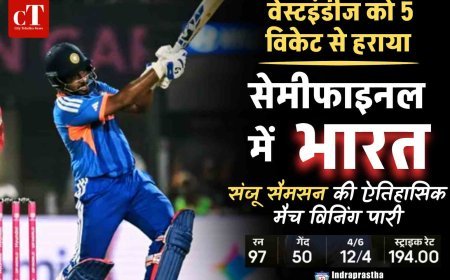 भारत सेमीफाइनल में, वेस्टइंडीज को 5 विकेट से हराया