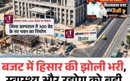 बजट में हिसार की झोली भरी, स्वास्थ्य और उद्योग को बड़ी सौगात, जानें क्‍या क्‍या मिला