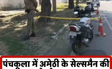 पंचकूला में 21 दिन पहले शादी हुए युवक की चाकू से हत्या  आईटी पार्क से लौटते वक्त लूट के इरादे से वार, मोबाइल लेकर फरार