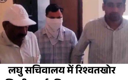 लघु सचिवालय में रिश्वतखोर रजिस्ट्री क्लर्क गिरफ्तार, ₹5 हजार लेते ACB ने पकड़ा