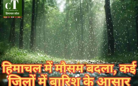 हिमाचल में मौसम बदला, चोटियों पर बर्फबारी और कई जिलों में बारिश के आसार  रोहतांग समेत ऊंचे इलाकों में बर्फबारी, 16 मार्च तक खराब रहेगा मौसम