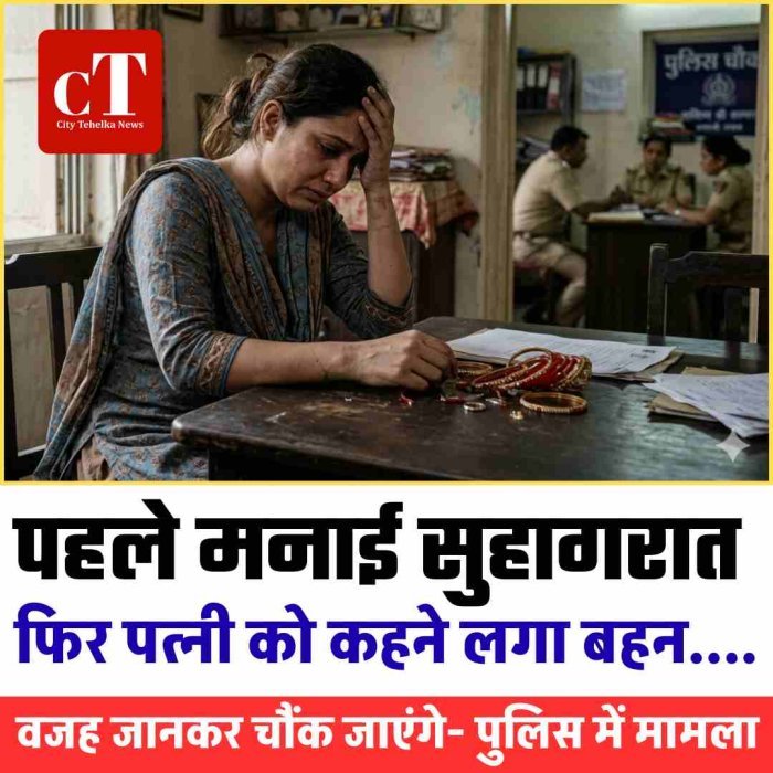 पहले पत्‍नी से मनाई सुहागरात, फ‍िर कहने लगा बहन,  वजह जानकर चौंक जाएंगे- पुलिस में मामला