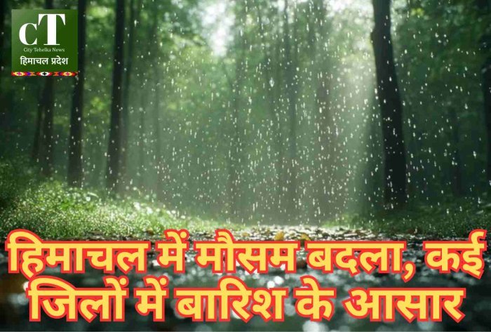 हिमाचल में मौसम बदला, चोटियों पर बर्फबारी और कई जिलों में बारिश के आसार  रोहतांग समेत ऊंचे इलाकों में बर्फबारी, 16 मार्च तक खराब रहेगा मौसम