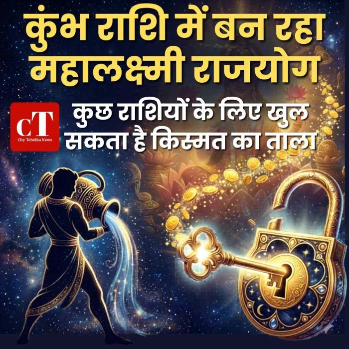 कुंभ राशि में बन रहा महालक्ष्मी राजयोग, कुछ राशियों के लिए खुल सकता है किस्मत का ताला