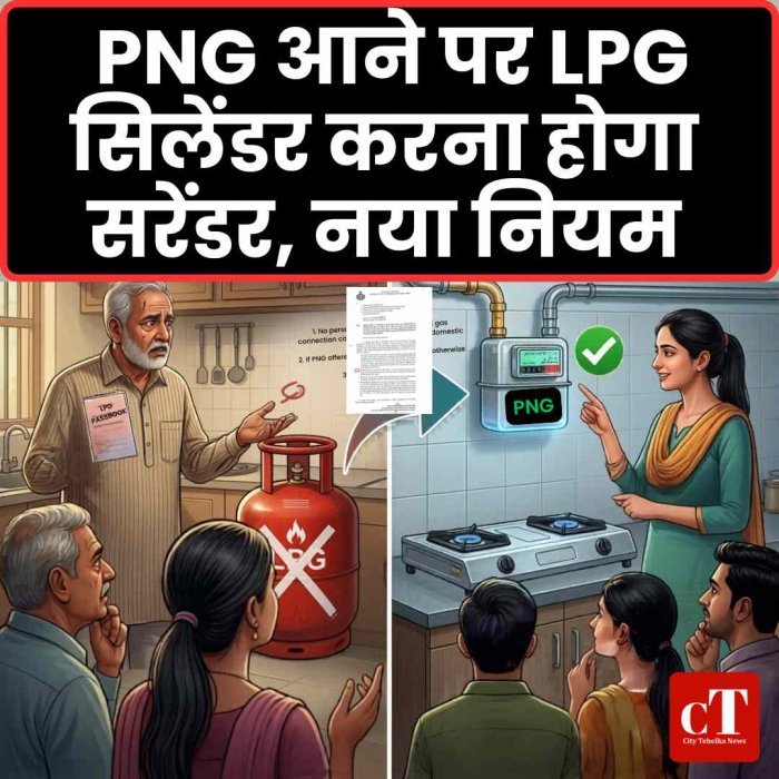 PNG आने पर LPG सिलेंडर करना होगा सरेंडर, नियम लागू