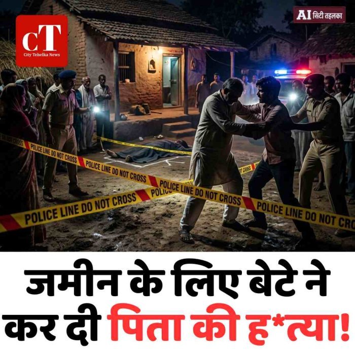 जमीन के लिए बेटे ने कर दी पिता की हत्या!