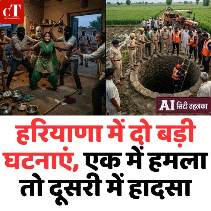 हरियाणा में दो बड़ी घटनाएं, एक में हमला तो दूसरी में हादसा