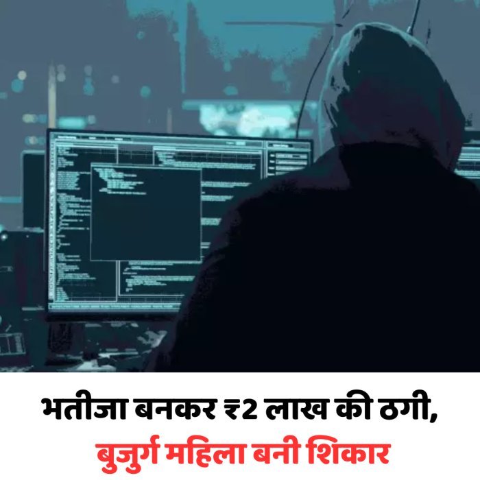 भतीजा बनकर ₹2 लाख की ठगी, बुजुर्ग महिला बनी शिकार