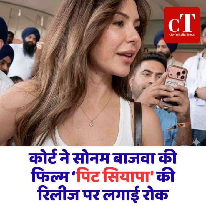 कोर्ट ने सोनम बाजवा की फिल्म ‘पिट सियापा’ की रिलीज पर लगाई रोक