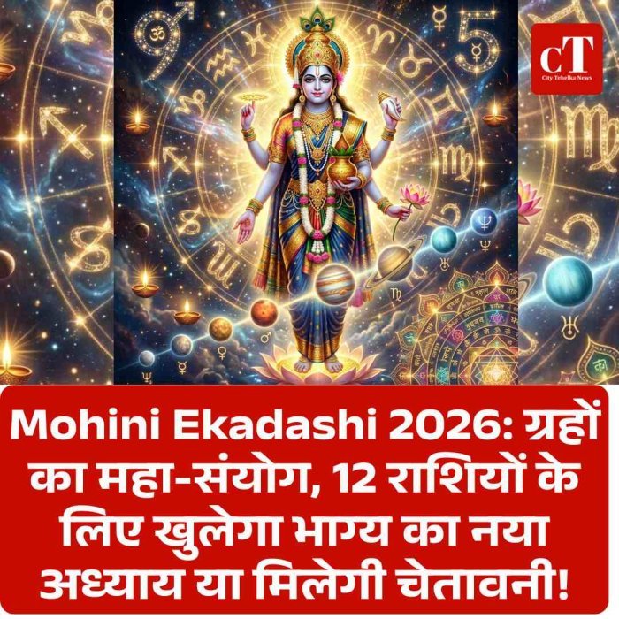 Mohini Ekadashi 2026: ग्रहों का महा-संयोग, 12 राशियों के लिए खुलेगा भाग्य का नया अध्याय या मिलेगी चेतावनी!