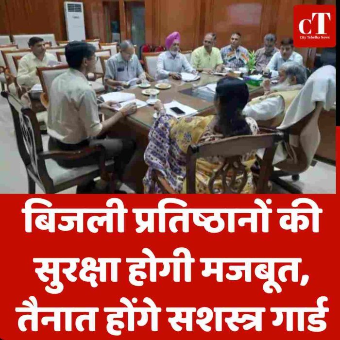 बिजली प्रतिष्ठानों की सुरक्षा होगी मजबूत, तैनात होंगे सशस्त्र गार्ड