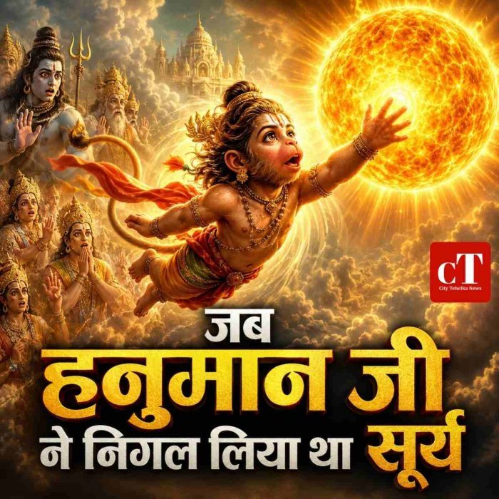जब बाल हनुमान ने निगल लिया था पूरा सूर्य,  देवताओं में मच गया था हड़कंप