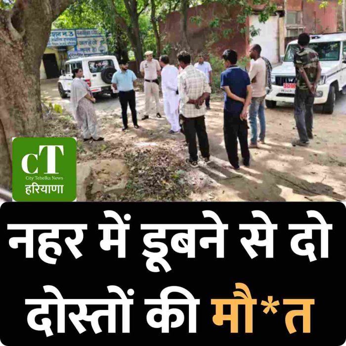 नहर में डूबने से दो दोस्तों की मौ*त