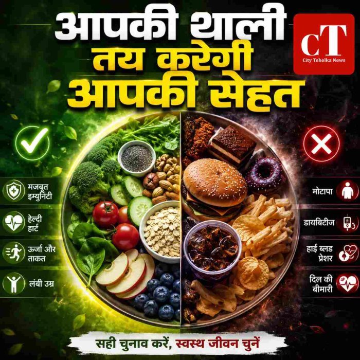 आपकी थाली तय करती है सेहत का भविष्य