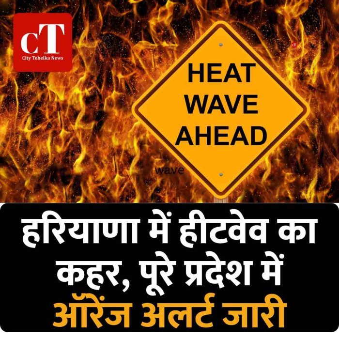 हरियाणा में हीटवेव का कहर, पूरे प्रदेश में ऑरेंज अलर्ट जारी