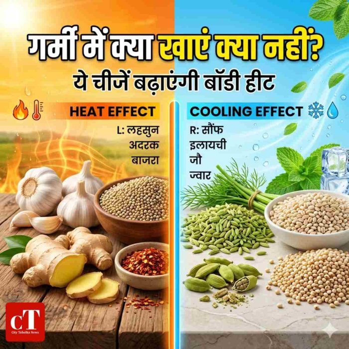 गर्मियों में भूलकर भी न खाएं ये गर्म तासीर वाली चीजें