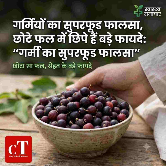 गर्मियों का सुपरफूड फालसा, छोटे फल में छिपे हैं बड़े फायदे