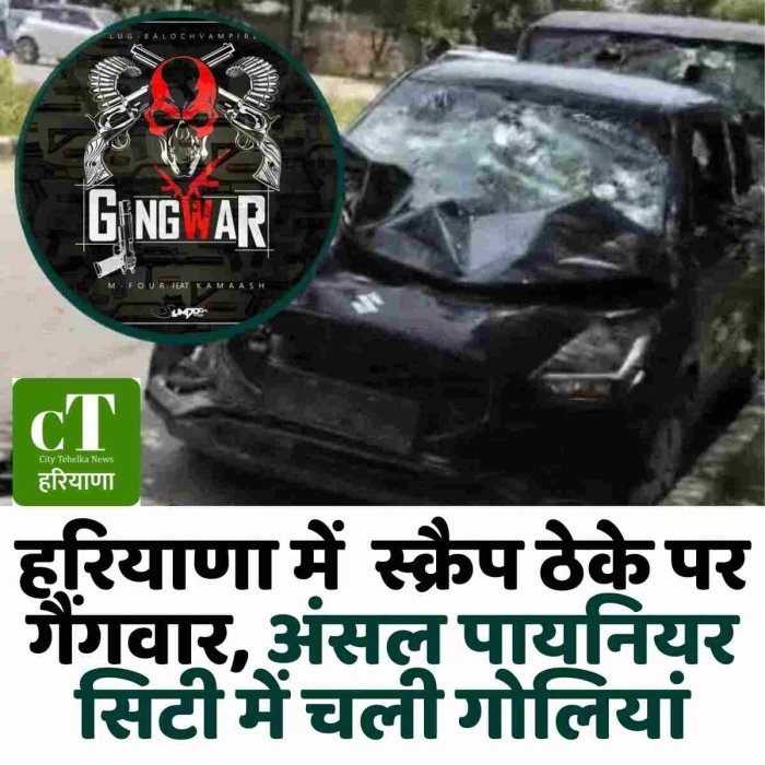 हरियाणा में  स्क्रैप ठेके पर गैंगवार, अंसल पायनियर सिटी में चली गोलियां
