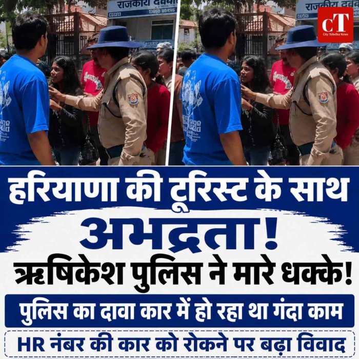 हरियाणा की टूरिस्ट के साथ अभद्रता! ऋषिकेश पुलिस ने मारे धक्के!