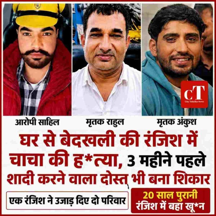 घर से बेदखली की रंजिश में चाचा की ह*त्या, 3 महीने पहले शादी करने वाला दोस्त भी बना शिकार