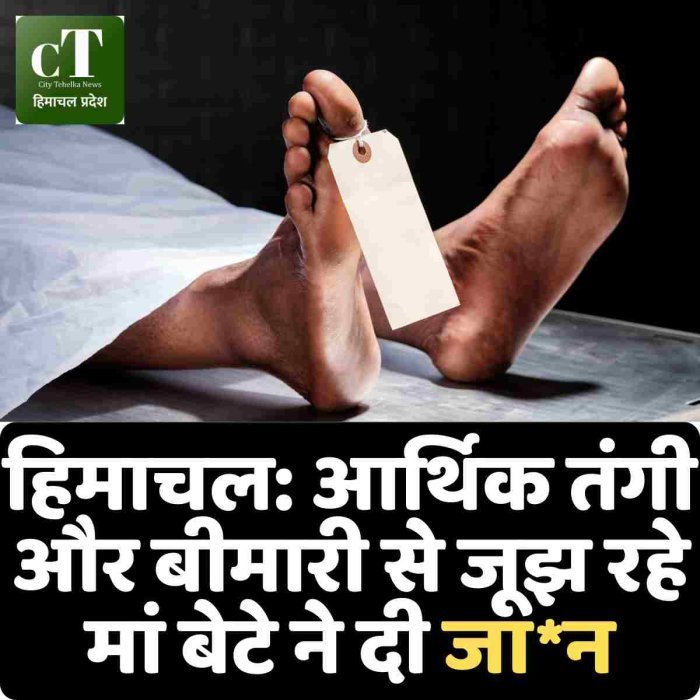 हिमाचल: आर्थिक तंंगी और बीमारी से जूझ रहे मां बेटे ने दी जा*न