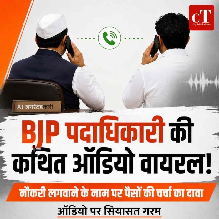 BJP पदाधिकारी की कथित ऑडियो से मचा बवाल, नौकरी लगवाने के नाम पर पैसों की चर्चा!