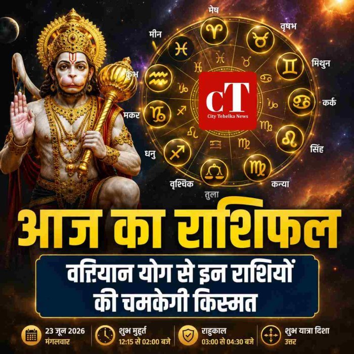 आज का राशिफल:"वरियान योग से इन राशियों की चमकेगी किस्मत",जानिए कैसा रहेगा आपका दिन