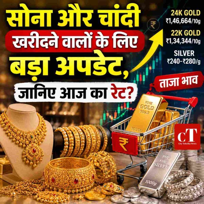 सोना और चांदी खरीदने वालों के लिए बड़ा अपडेट, जानिए आज का रेट?