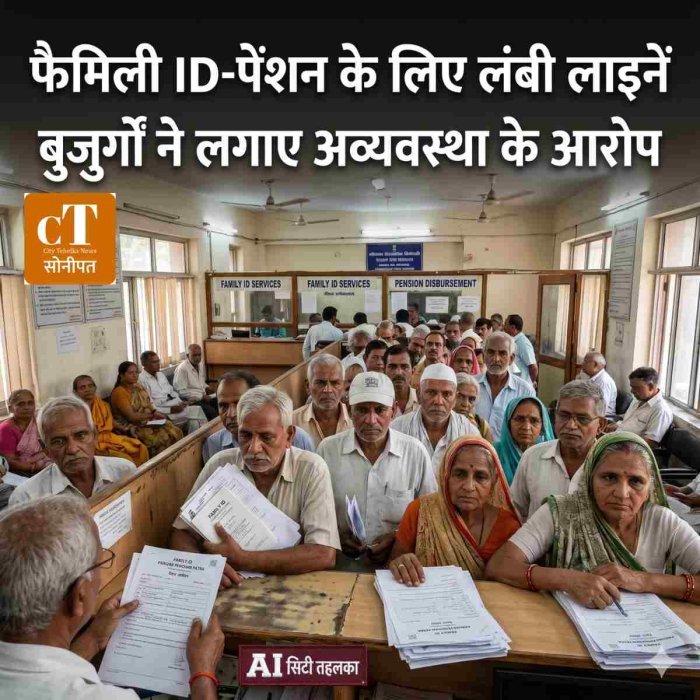 "फैमिली ID-पेंशन के लिए लंबी लाइनें": "बुजुर्गों ने लगाए अव्यवस्था के आरोप