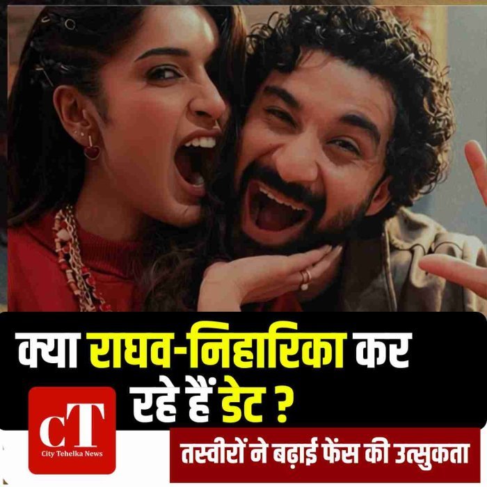 क्या राघव-निहारिका कर रहे हैं डेट? "तस्वीरों ने बढ़ाई फैंस की उत्सुकता"