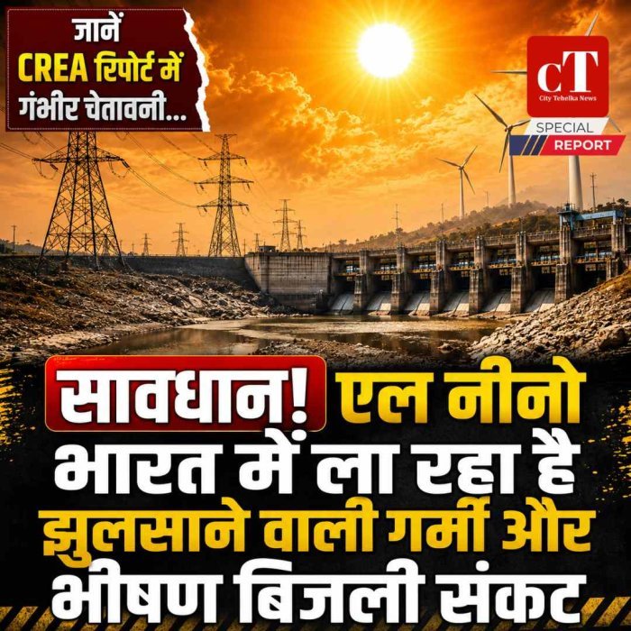 सावधान! एल नीनो भारत में ला रहा है झुलसाने वाली गर्मी और भीषण बिजली संकट;  जानें CREA का बड़ा अलर्ट