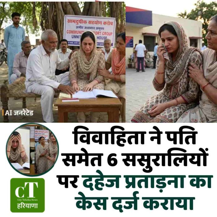विवाहिता ने पति समेत 6 ससुरालियों पर दहेज प्रताड़ना का केस दर्ज कराया