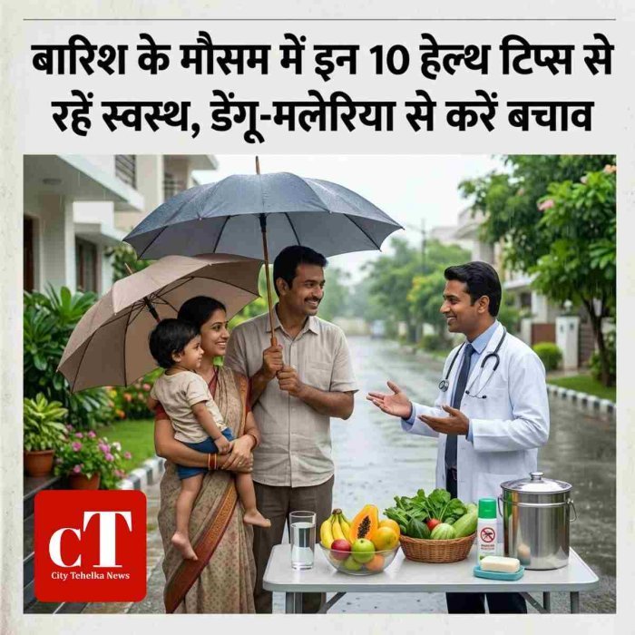 बारिश के मौसम में इन 10 हेल्थ टिप्स से रहें स्वस्थ, डेंगू-मलेरिया से करें बचाव