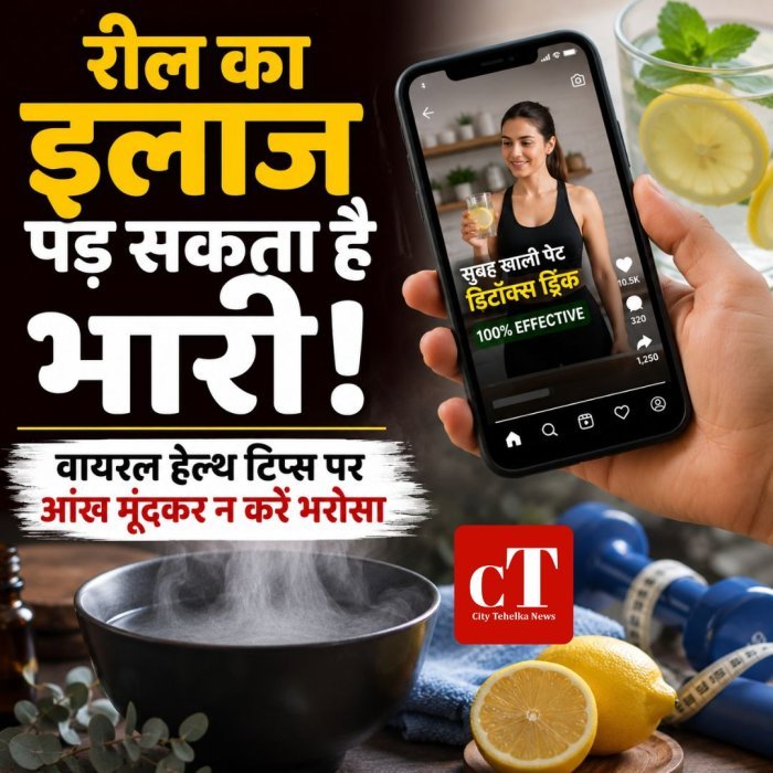रील का इलाज पड़ सकता है भारी,वायरल हेल्थ टिप्स पर आंख मूंदकर न करें भरोसा