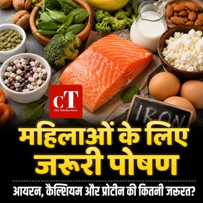महिलाओं के लिए जरूरी पोषण,आयरन, कैल्शियम और प्रोटीन की कितनी जरूरत?