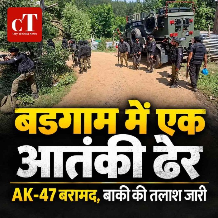 बडगाम के जंगलों में आखिर कौन छिपा था? रातभर गोलियों के बाद एक आतंकी ढेर